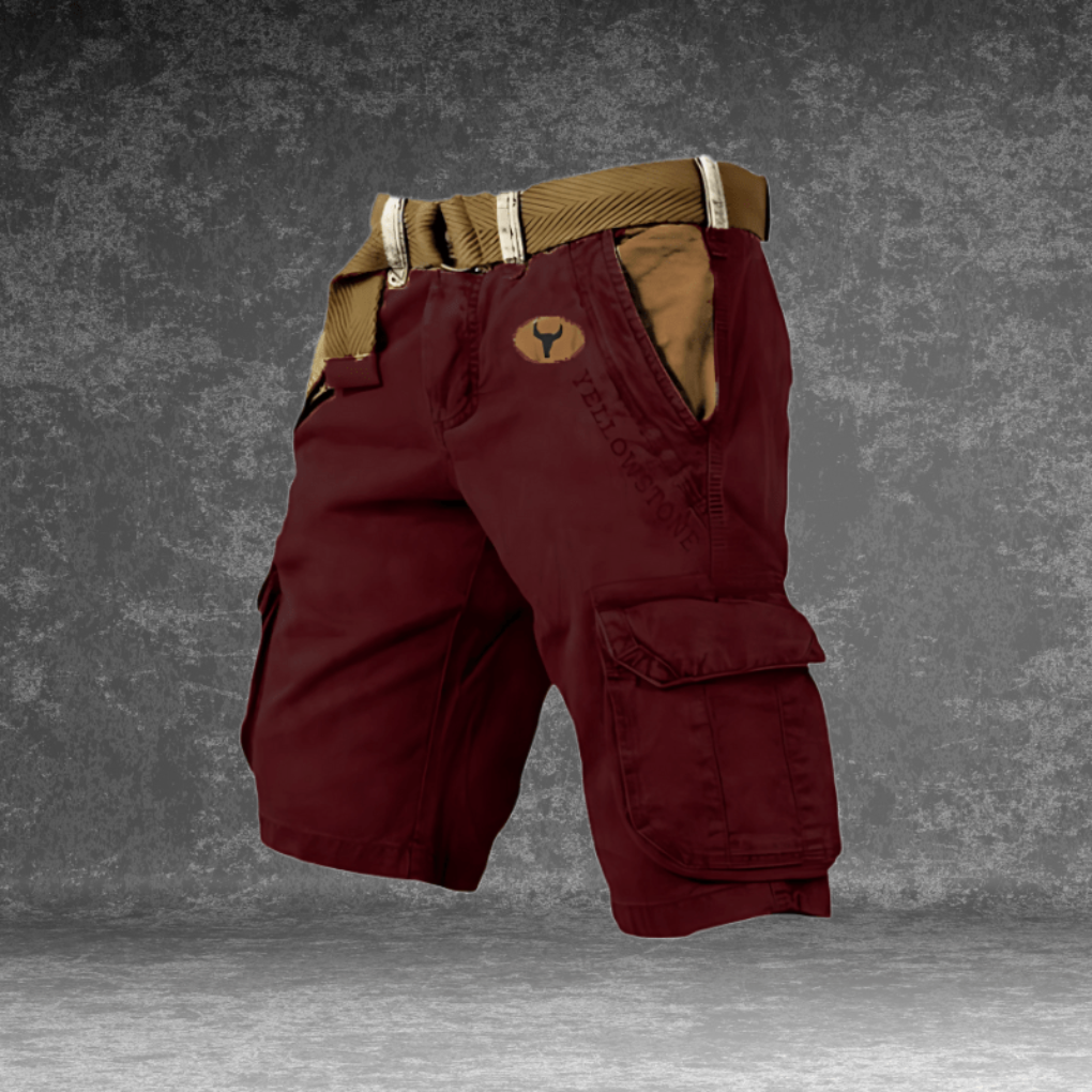 Durable Cargo Shorts with Multiple Pockets