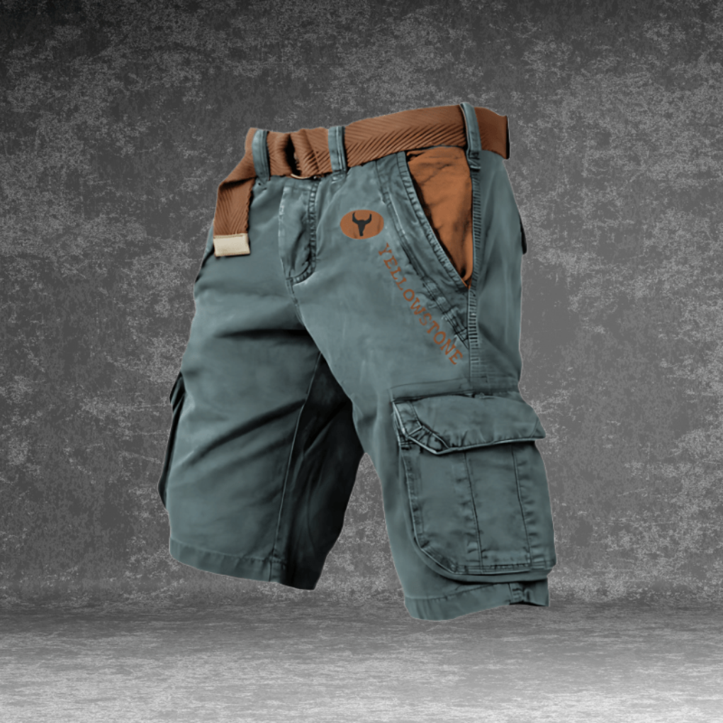 Durable Cargo Shorts with Multiple Pockets