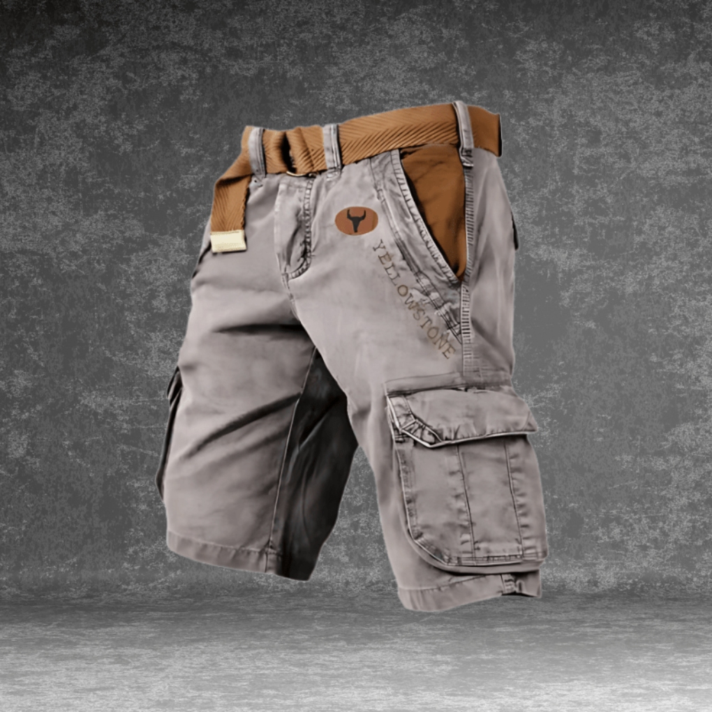 Durable Cargo Shorts with Multiple Pockets