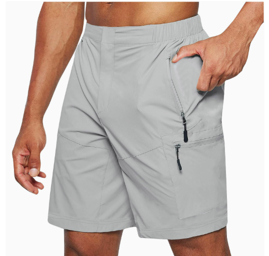 Davy | Men's Cargo Shorts with Zipper Pockets