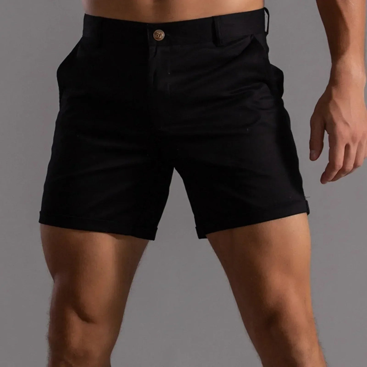 Davy | Men's Comfortable Slim Fit Chino Shorts