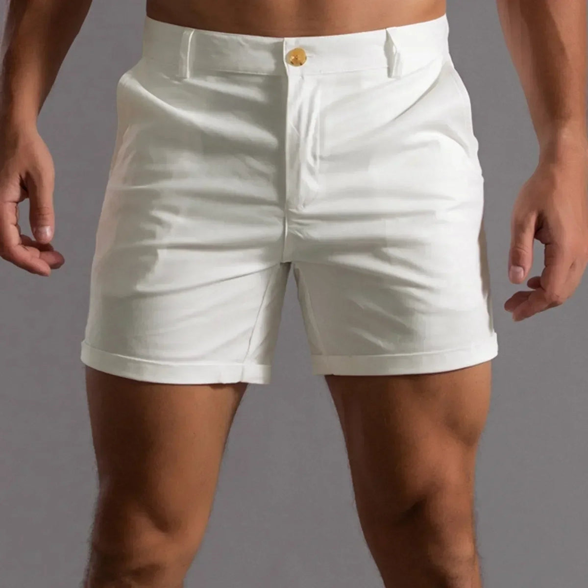 Davy | Men's Comfortable Slim Fit Chino Shorts