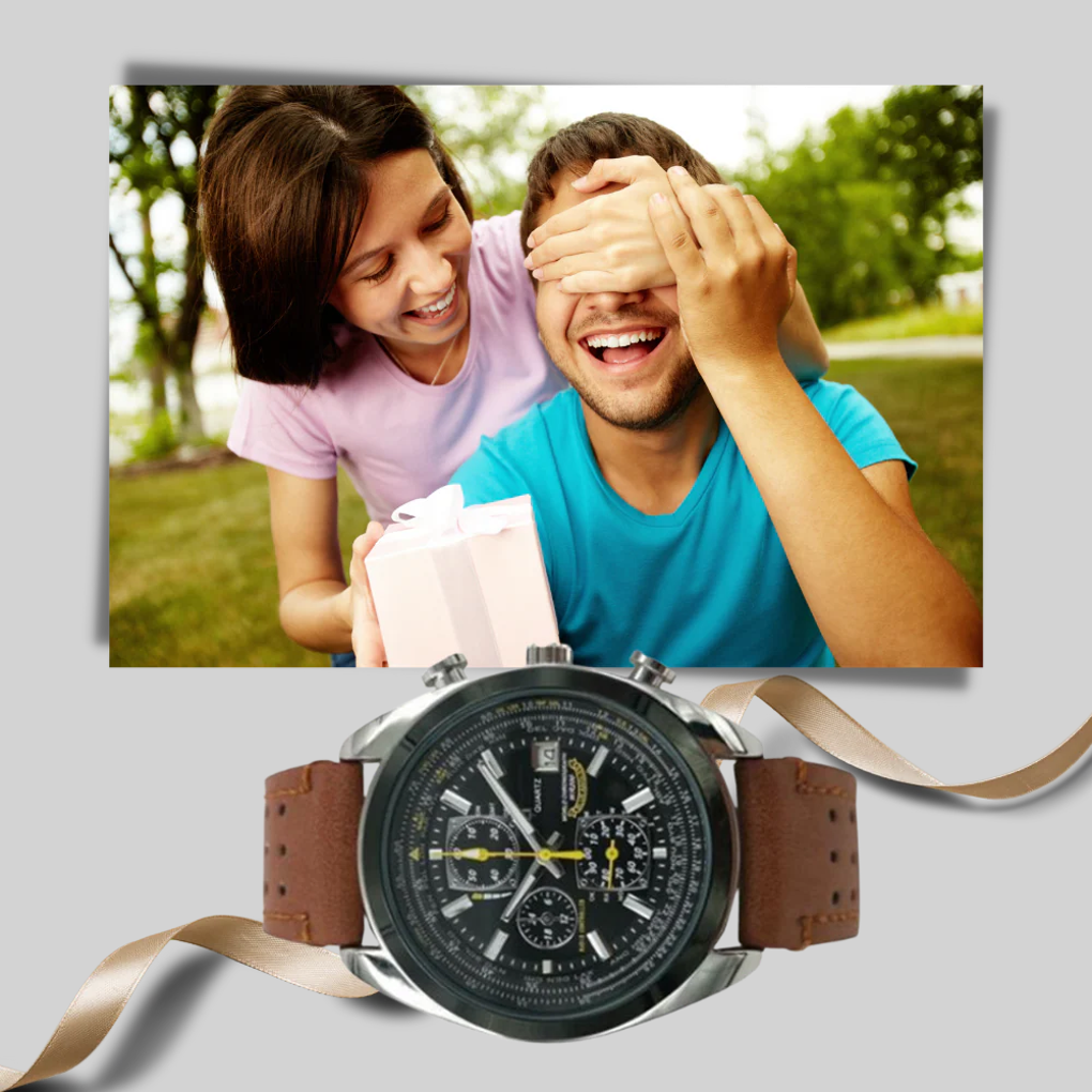 Davy | Men's Chronograph Watch with Water Resistance