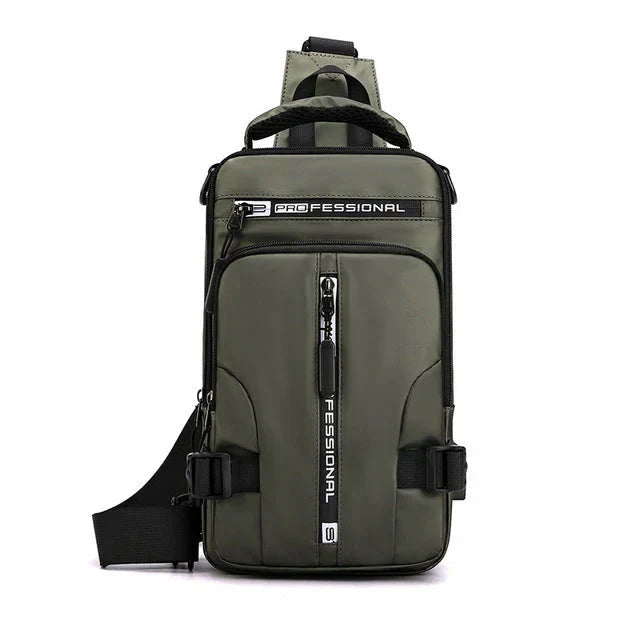 Davy | Men's Crossbody Bag with USB Charging and Anti-Theft Design