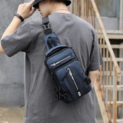 Davy | Men's Crossbody Bag with USB Charging and Anti-Theft Design