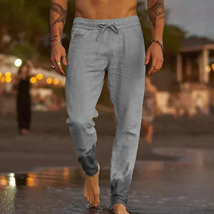 Davy | Breathable Linen Drawstring Joggers