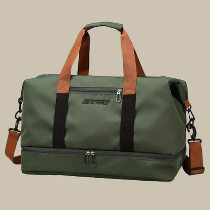 Davy | Men's Duffel Bag with Shoe Compartment