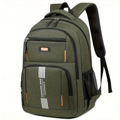 Davy | Men's Fashion Backpack with Vertical Stripe Detail