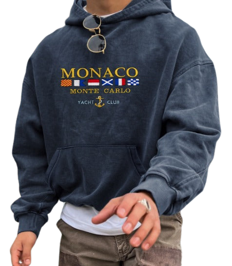 Davy | Men's Cozy Nautical Flag Hoodie