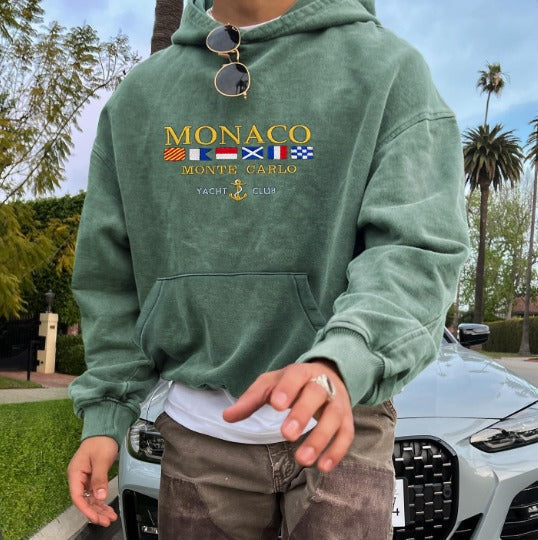 Davy | Men's Cozy Nautical Flag Hoodie
