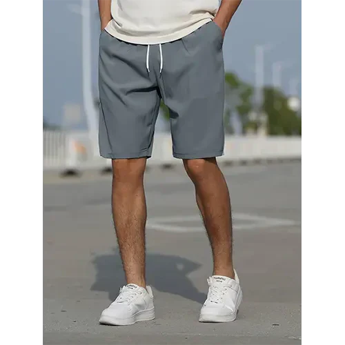 Davy | Men's High-Waist Drawstring Shorts