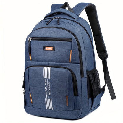 Davy | Men's Laptop Backpack | Striped Front Pocket