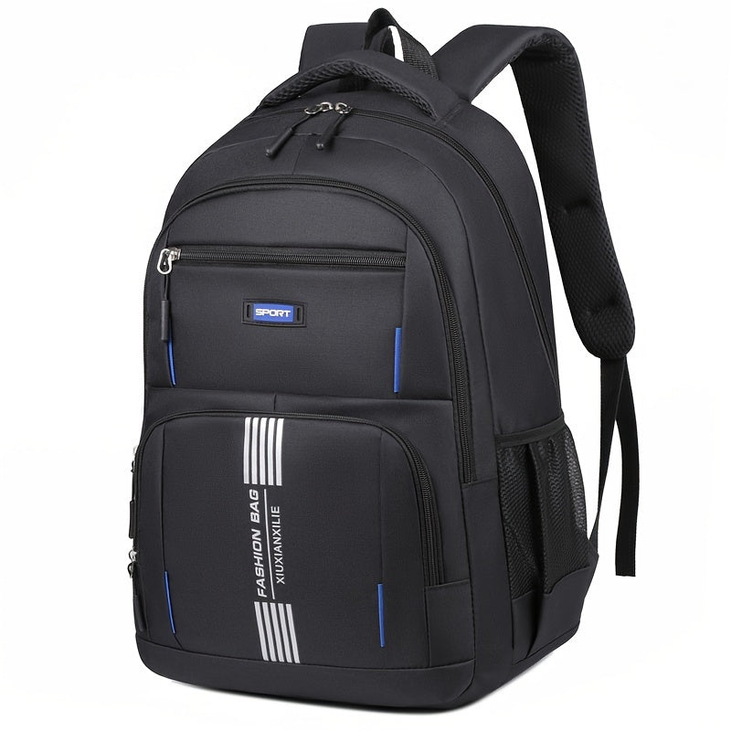 Davy | Men's Laptop Backpack | Striped Front Pocket