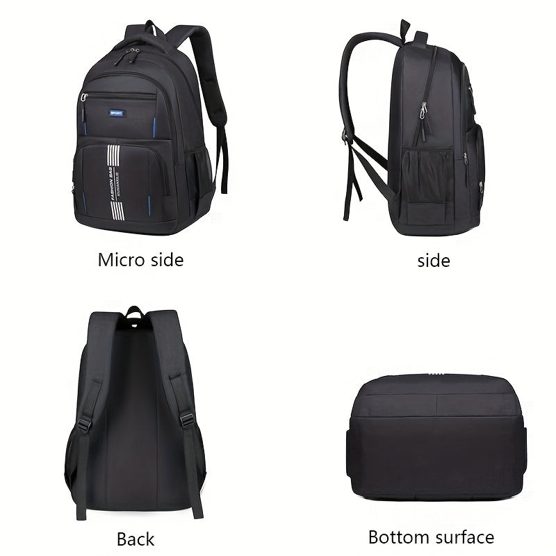 Davy | Men's Laptop Backpack | Striped Front Pocket