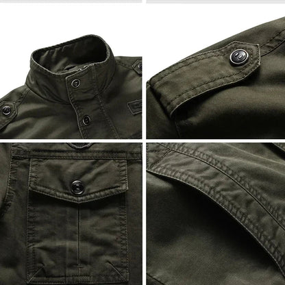 Davy | Durable Utility Jacket with Patches