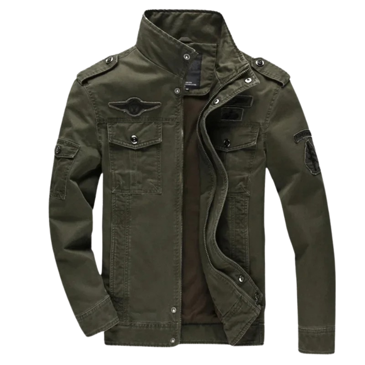 Davy | Durable Utility Jacket with Patches