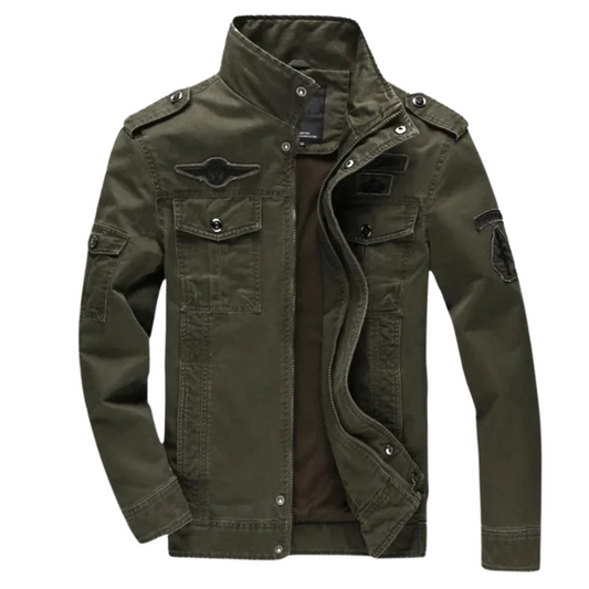 Davy | Durable Utility Jacket with Patches