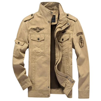 Davy | Durable Utility Jacket with Patches