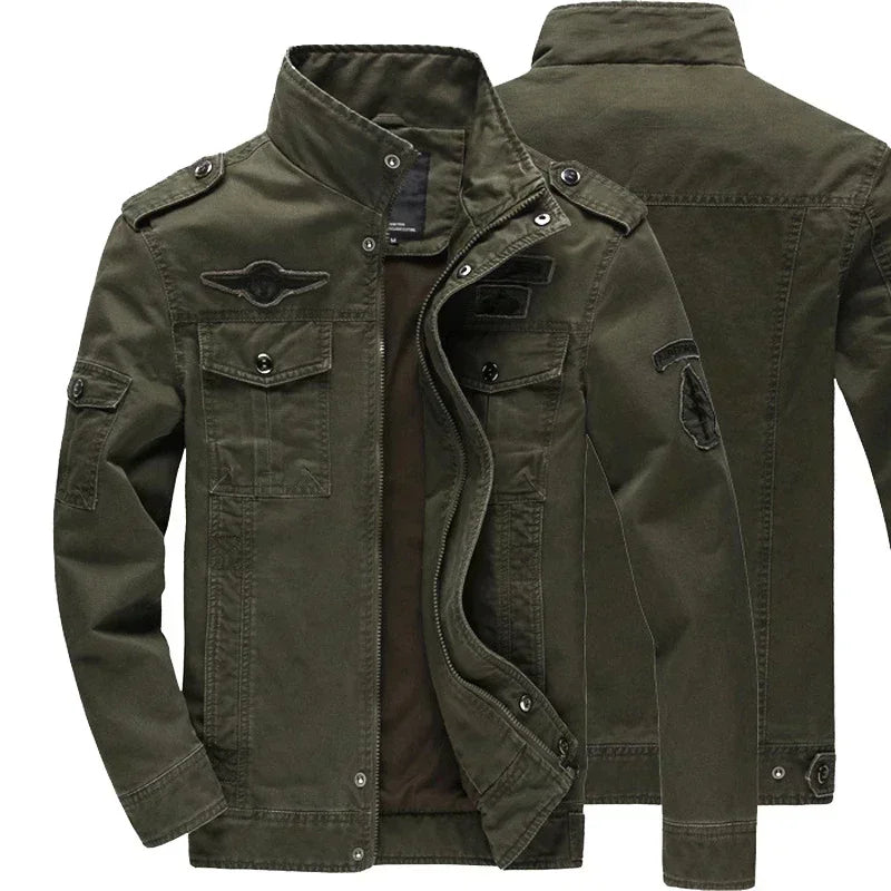 Davy | Durable Utility Jacket with Patches