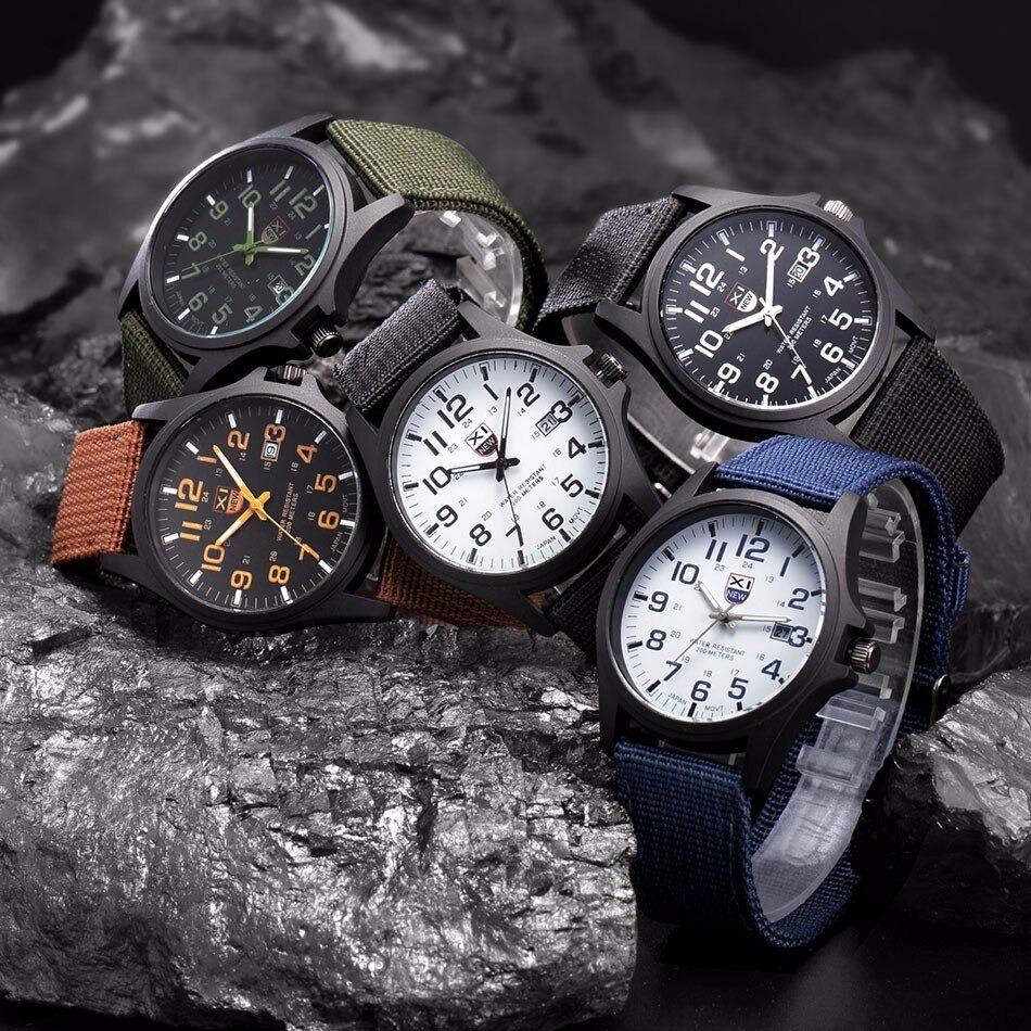 Davy | Men's Military Style Watch with Luminous Dial