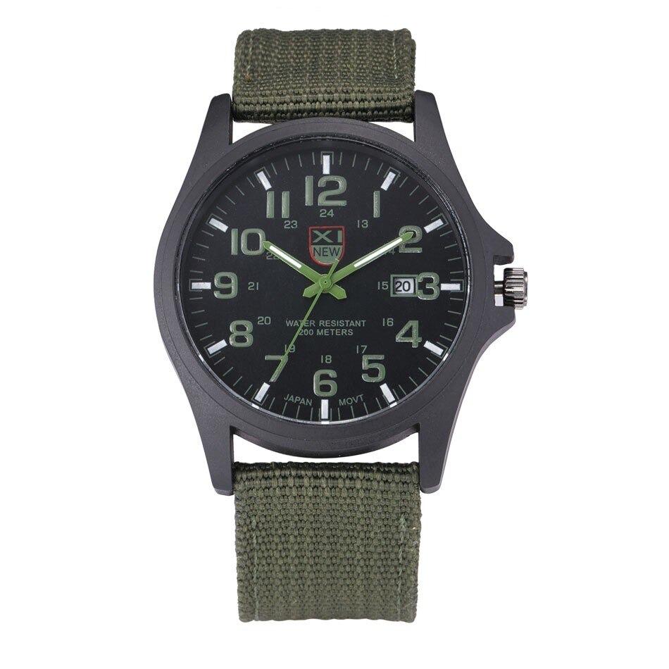 Davy | Men's Military Style Watch with Luminous Dial
