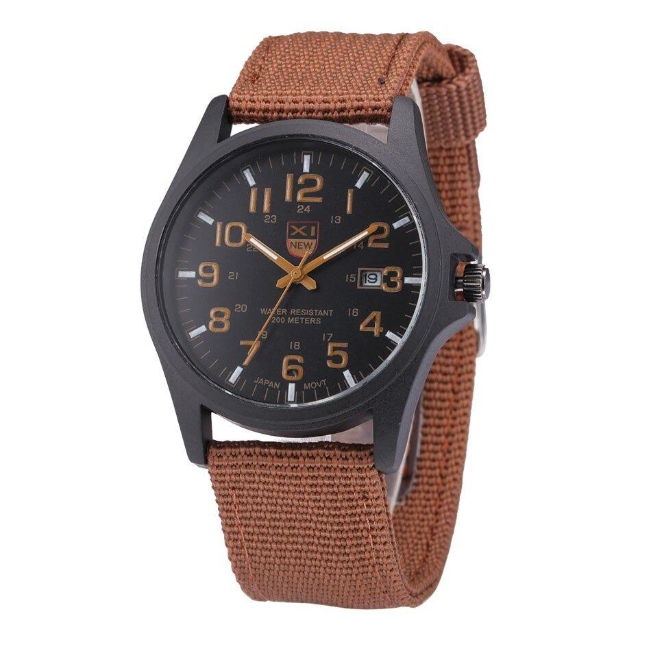 Davy | Men's Military Style Watch with Luminous Dial