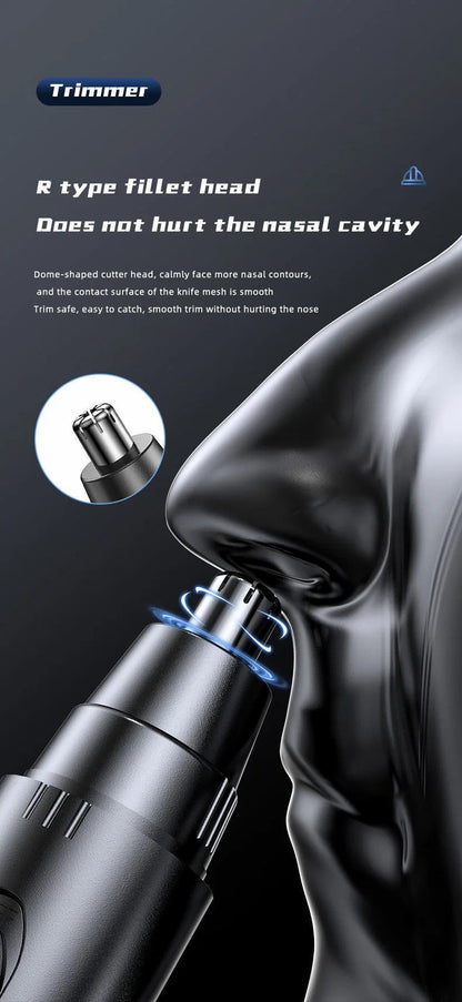 Davy | Precision Rotary Ear and Nose Hair Trimmer for Men