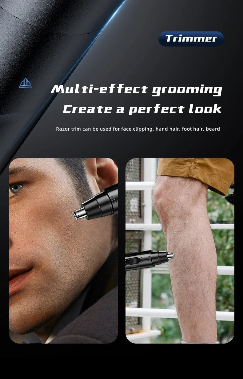 Davy | Precision Rotary Ear and Nose Hair Trimmer for Men