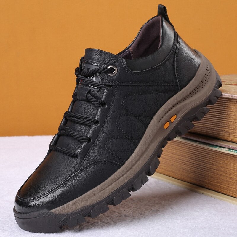Davy | Men’s Orthopedic Leather Shoes | Supportive Comfort