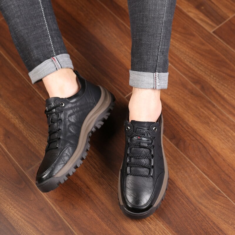 Davy | Men’s Orthopedic Leather Shoes | Supportive Comfort