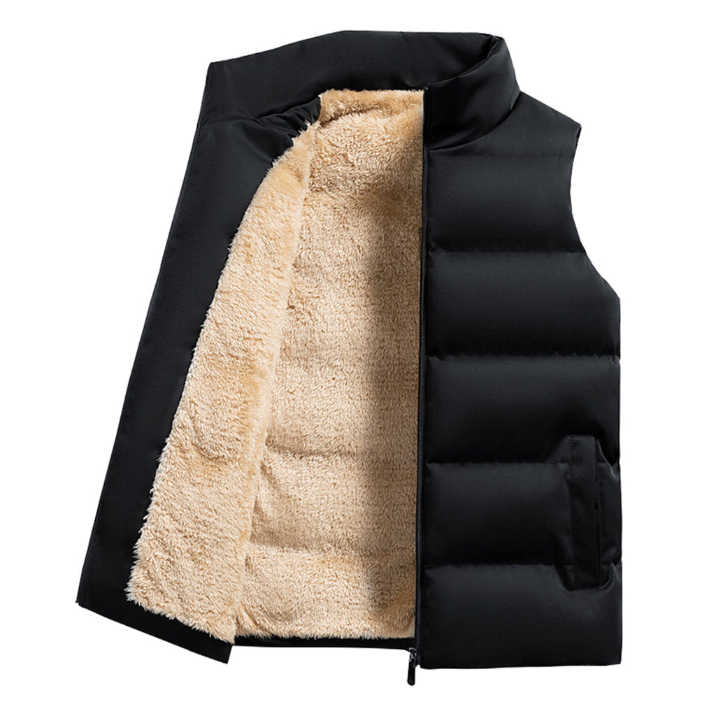 Padded Vest with Fleece Lining