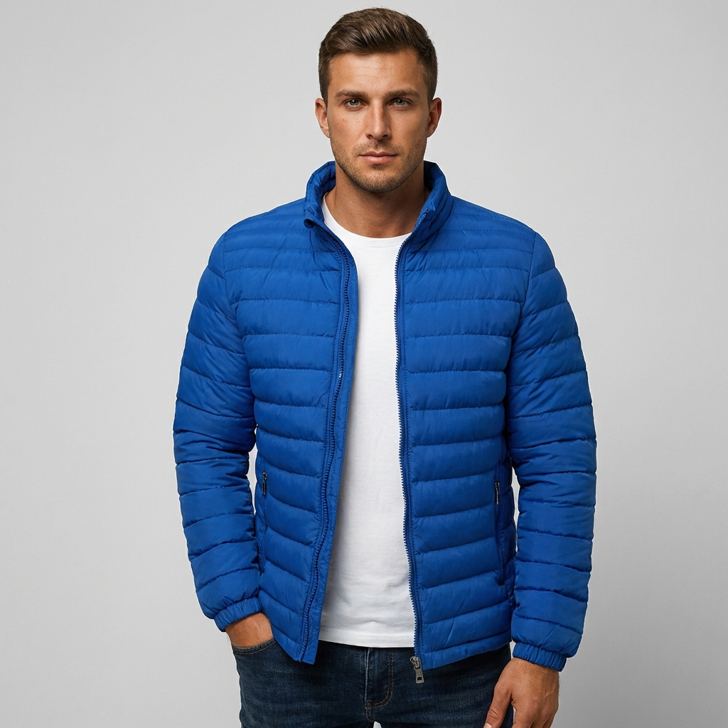 Davy | Lightweight Padded Stand Collar Jacket