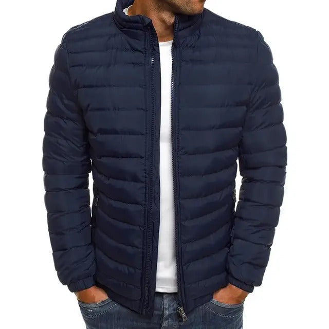 Davy | Lightweight Padded Stand Collar Jacket