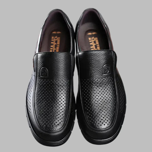 Davy | Perforated Leather Casual Shoes