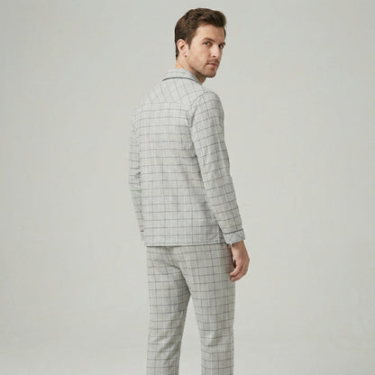 Davy | Classic Plaid Sleepwear Set