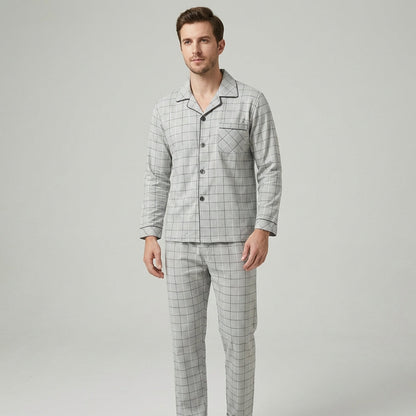 Davy | Classic Plaid Sleepwear Set