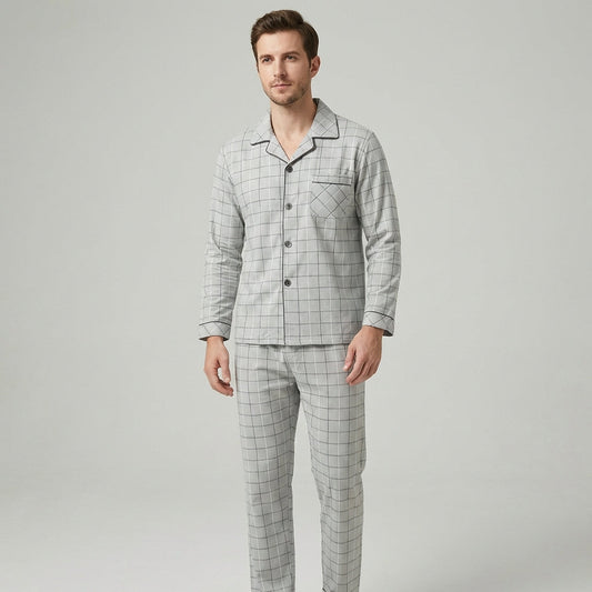 Davy | Classic Plaid Sleepwear Set