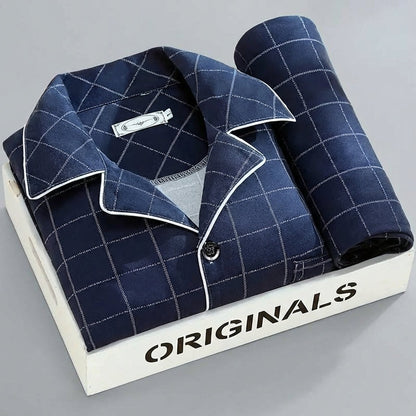 Davy | Classic Plaid Sleepwear Set