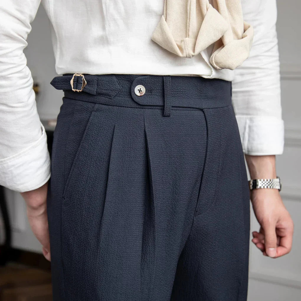 Davy | Men's pleated dress pants, tailored fit