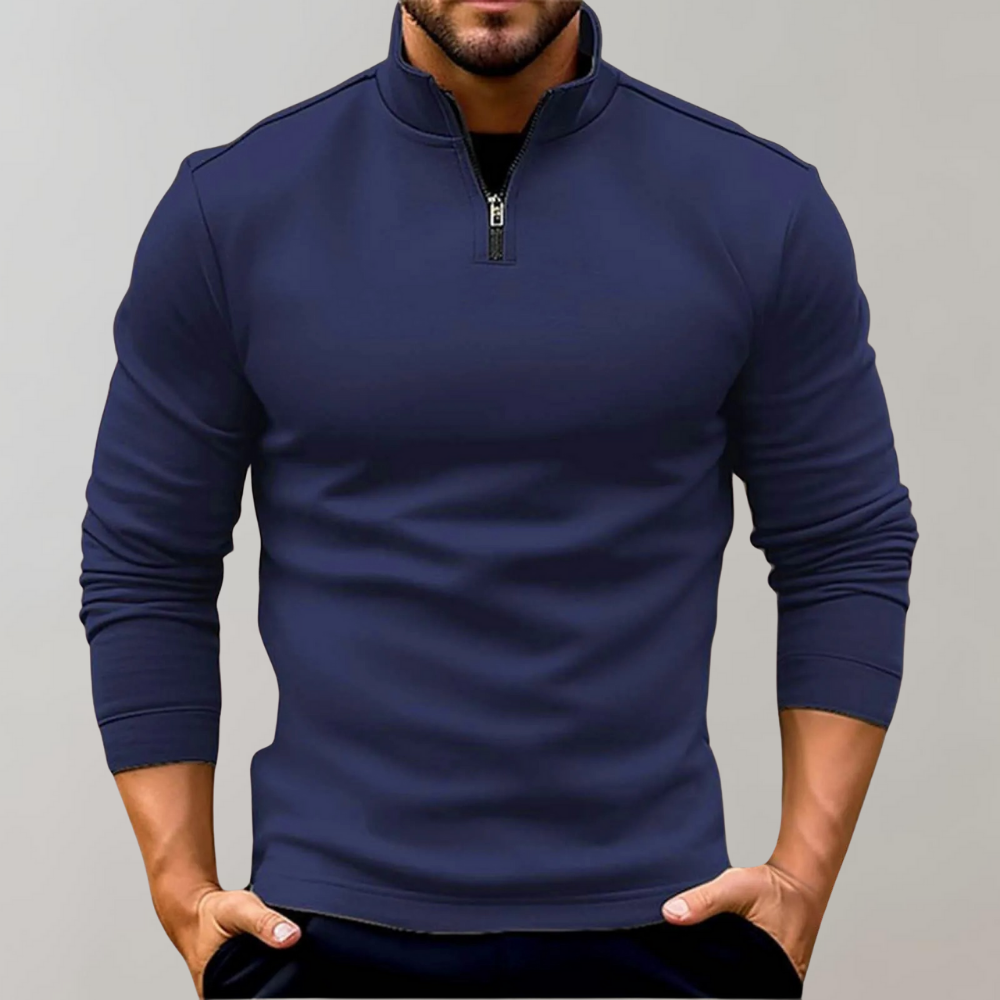 Davy | Comfortable Quarter Zip Polo
