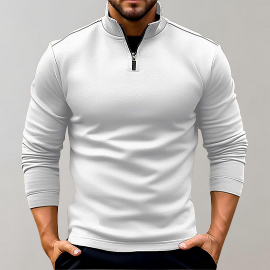 Davy | Comfortable Quarter Zip Polo