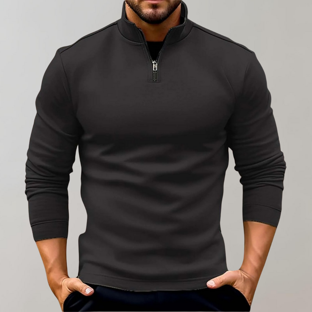 Davy | Comfortable Quarter Zip Polo