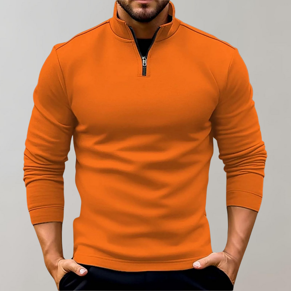 Davy | Comfortable Quarter Zip Polo