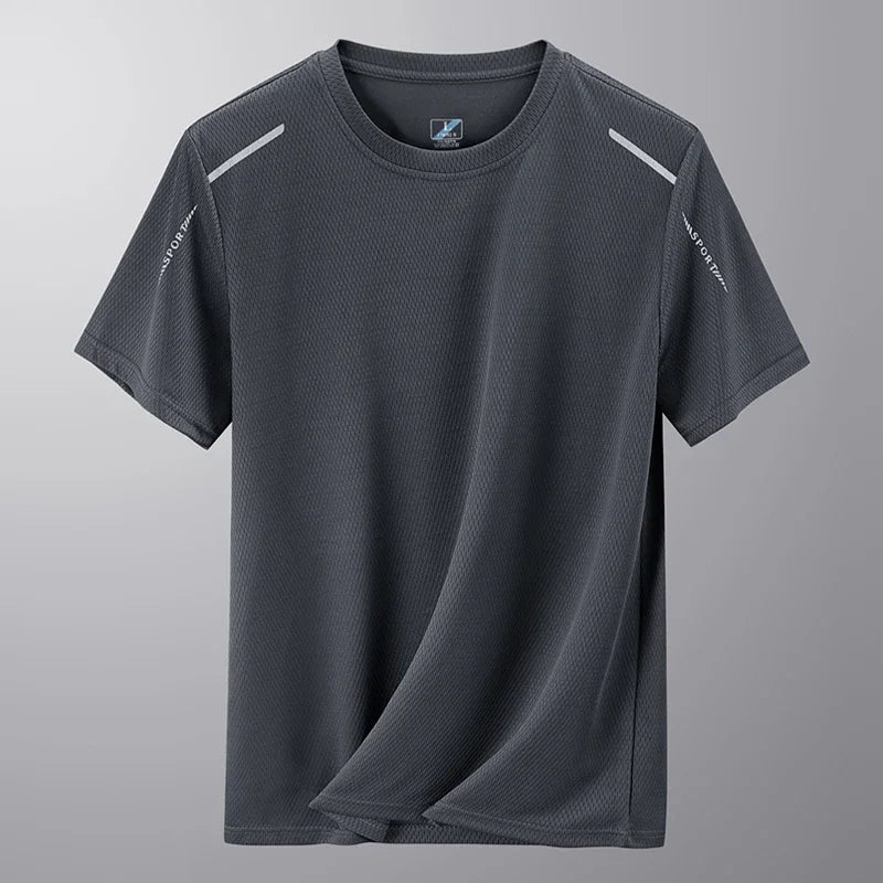 Men's Activewear Tee - Breathable & Reflective