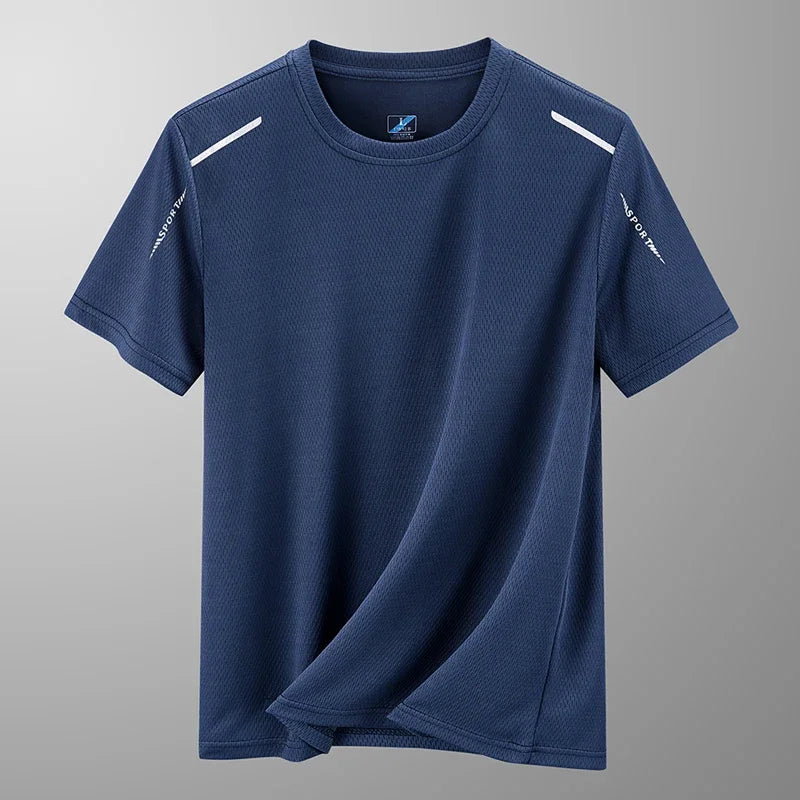 Men's Activewear Tee - Breathable & Reflective