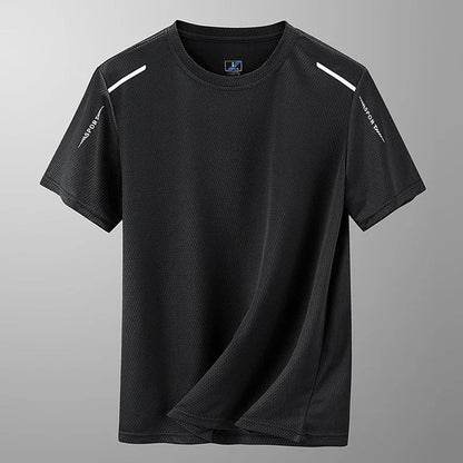 Men's Activewear Tee - Breathable & Reflective