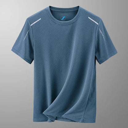 Men's Activewear Tee - Breathable & Reflective