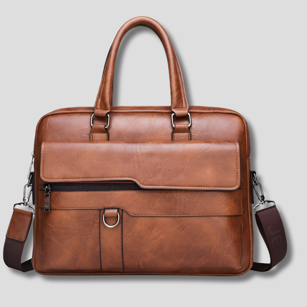 Davy | Men's Satchel Bag with Top Handles