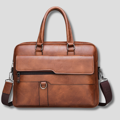 Davy | Men's Satchel Bag with Top Handles