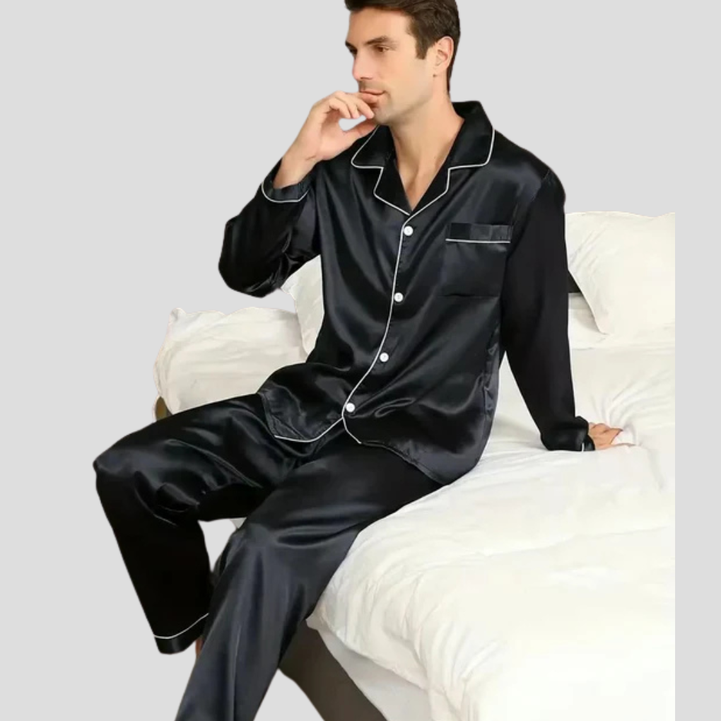 Davy | Smooth Satin Pajama Set